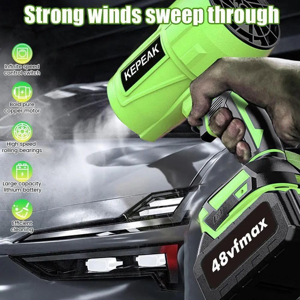 Turbo Jet Blower,Leaf Blower, Violent Turbo Fan, Pure Copper Motor,Car Drying after Wash, Handheld Snow Blower,Cordless Turbo Power Air Duster,Home Improve,Garden Mainte Holiday Gifts